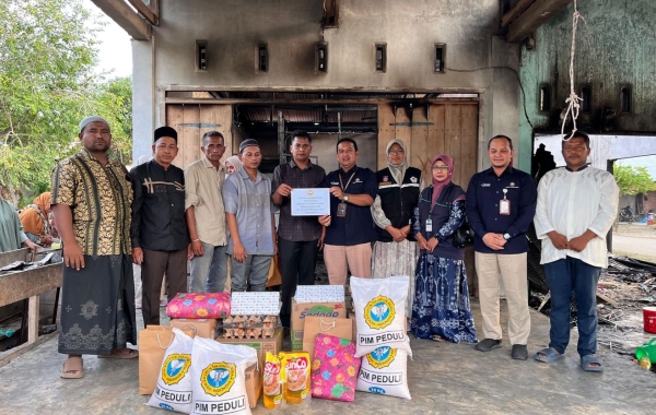 Sigap Bantu Warga Terdampak Kebakaran, PIM Salurkan Bantuan Tanggap Darurat di Dewantara